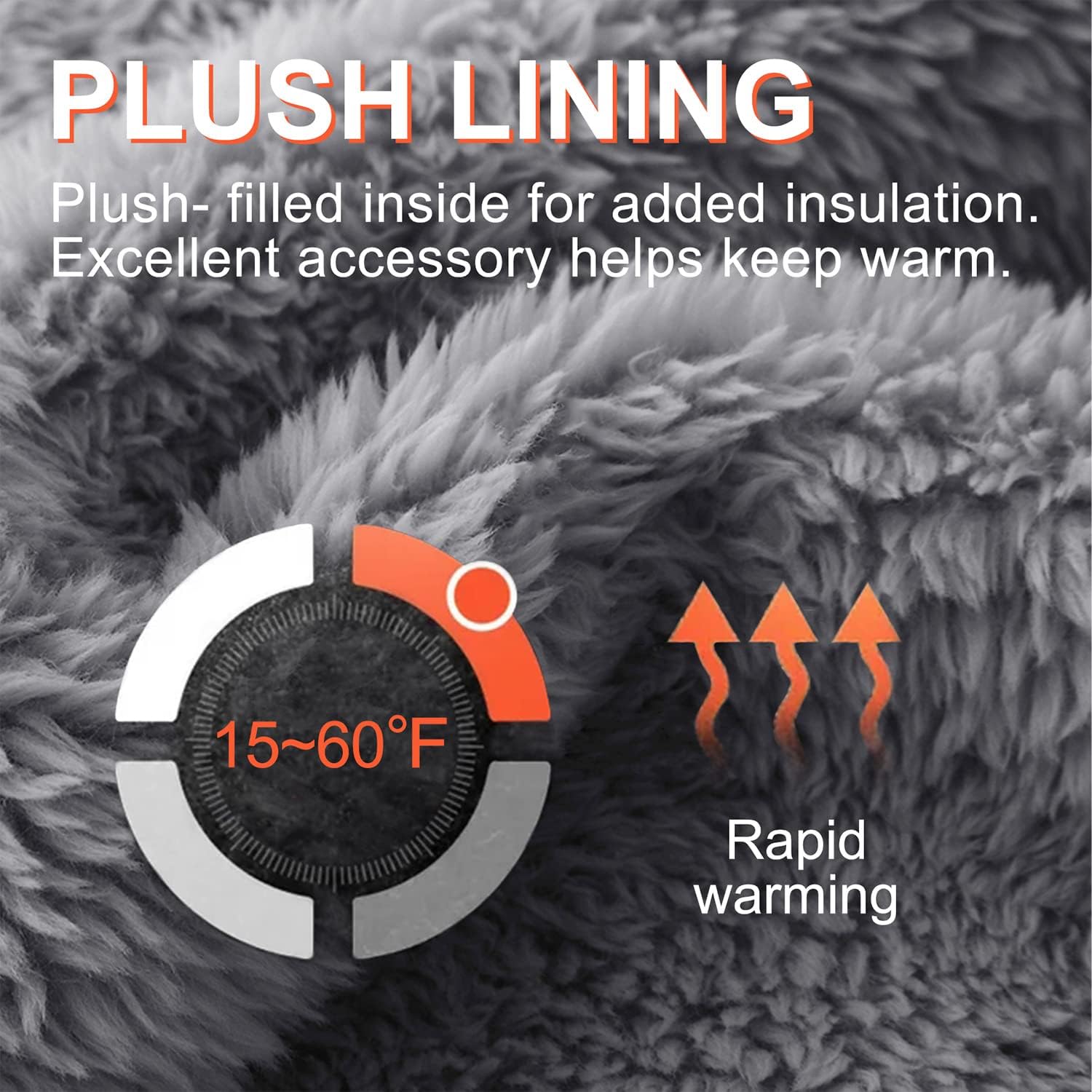 Women's Winter Gloves Warm Lining - Cozy Wool Knit Thick Gloves Mittens - Image 2