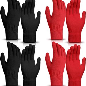Magic Winter Gloves Unisex Gloves Knit Stretchy Mitten Full Fingers Warm Gloves for Men Women Sports